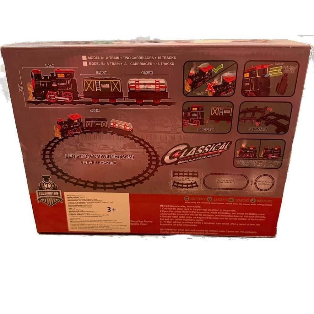 Lappazo | Toys | Lappazo Train Set For Christmas Tree Batterypowered ...